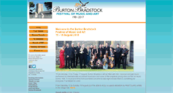 Desktop Screenshot of burtonbradstockfestival.com